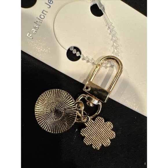 Cute Bag Keychain Hello Kitty Rhinestone Zipper Pull Charm Enamel Keyring New - Picture 4 of 4